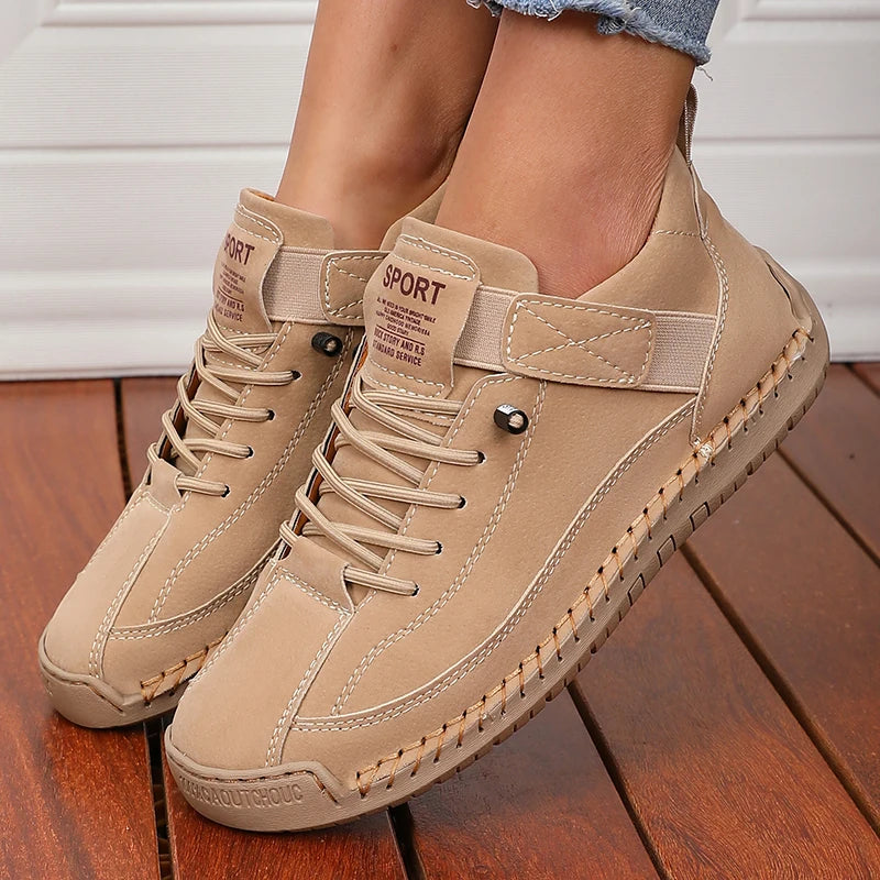 Women's Retro British Style Boots | Mid-Height Non-Slip Ankle Boots | Luxurious Design Work Shoes