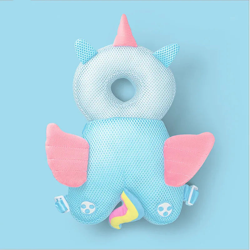 Toddler Head Protector (1-3T) | Anti-Bump Safety Pillow | Padded Backpack Headgear for Babies & Kids | Cartoon Design