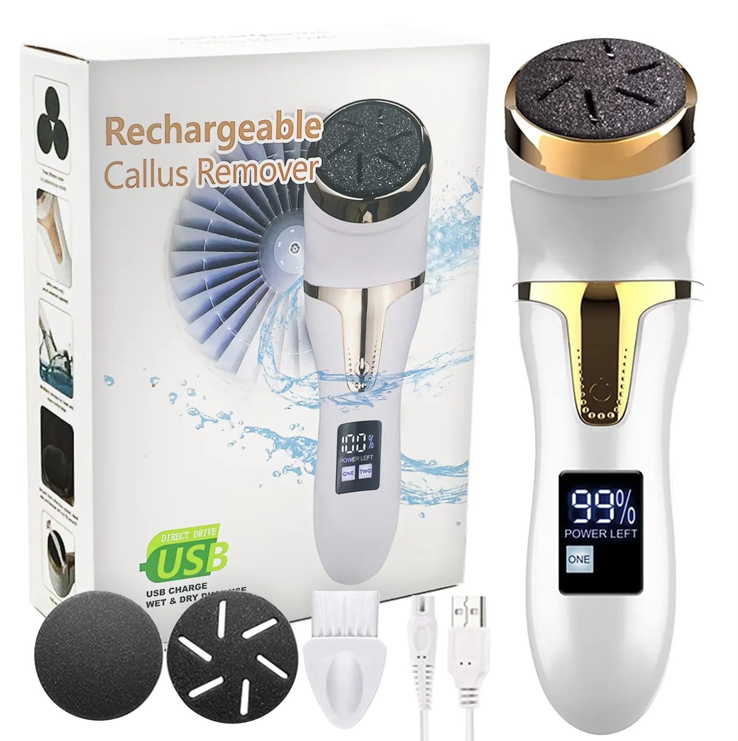 Professional Electric Callus Remover | Powerful Foot File for Hard Skin and Calluses