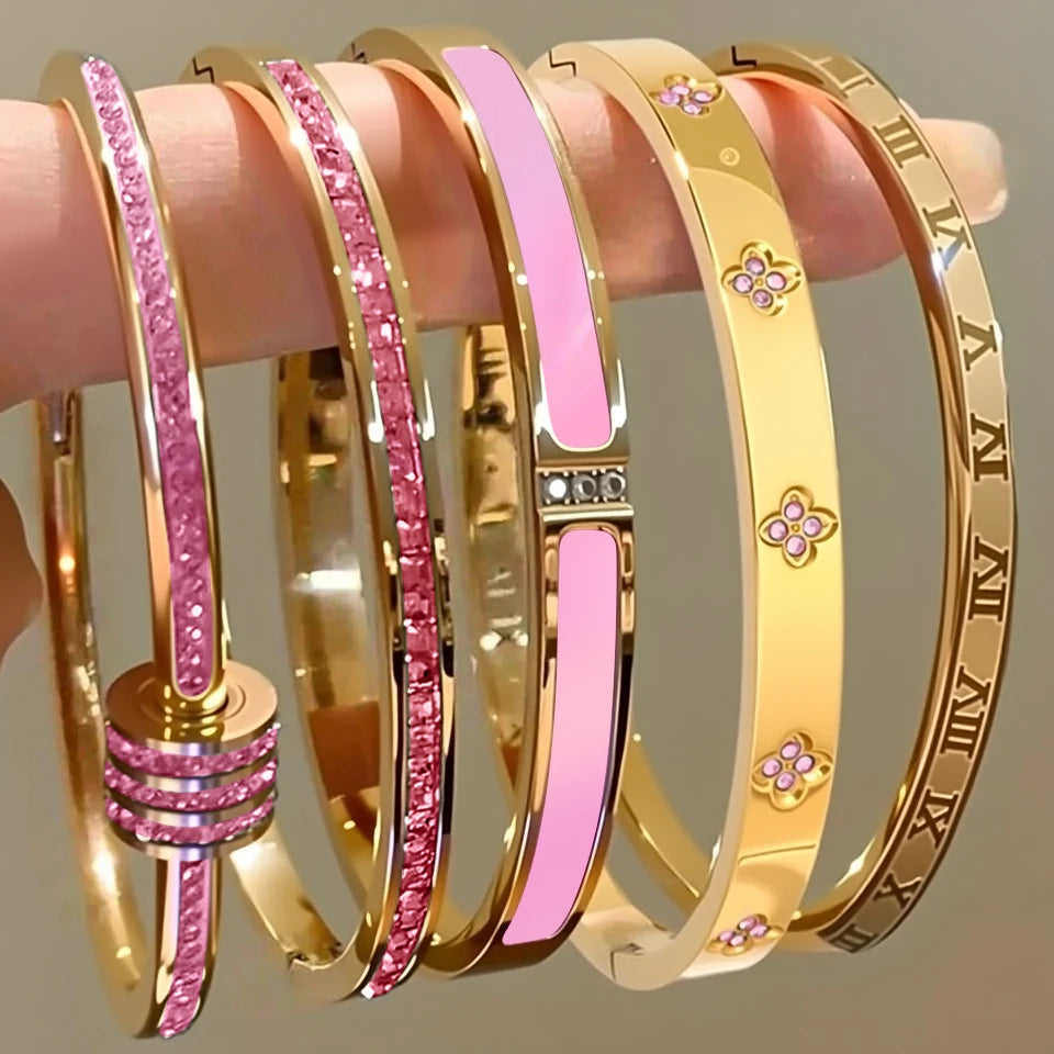 5-in-1 stainless steel jewelry set