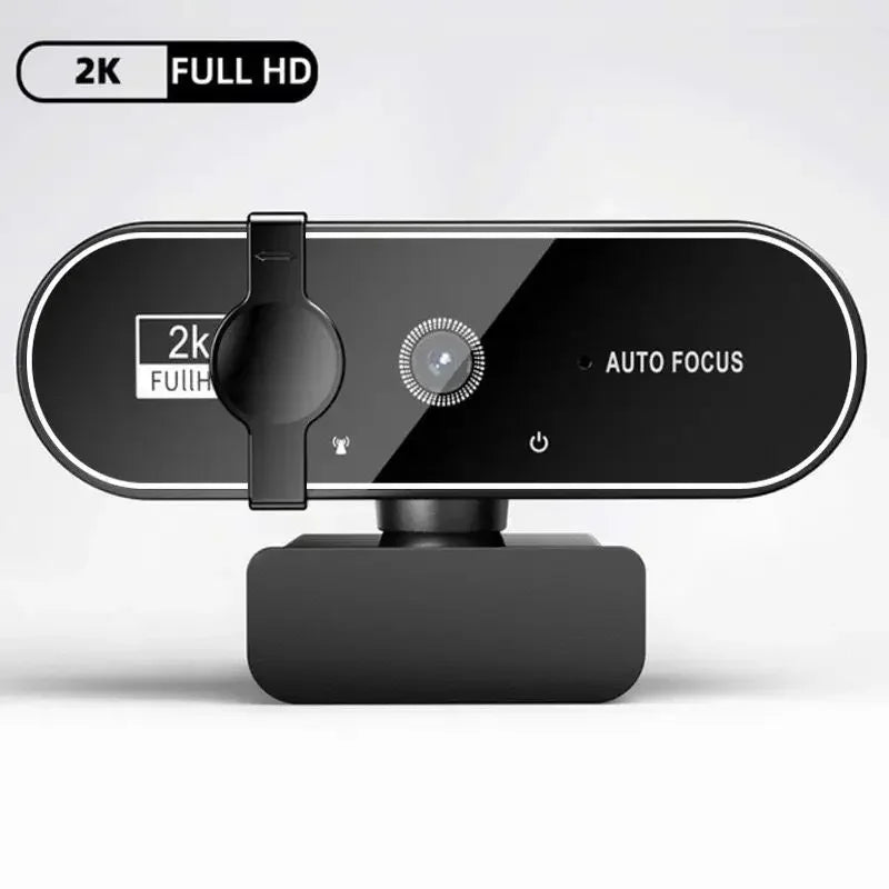 4K Webcam with Autofocus and Microphone