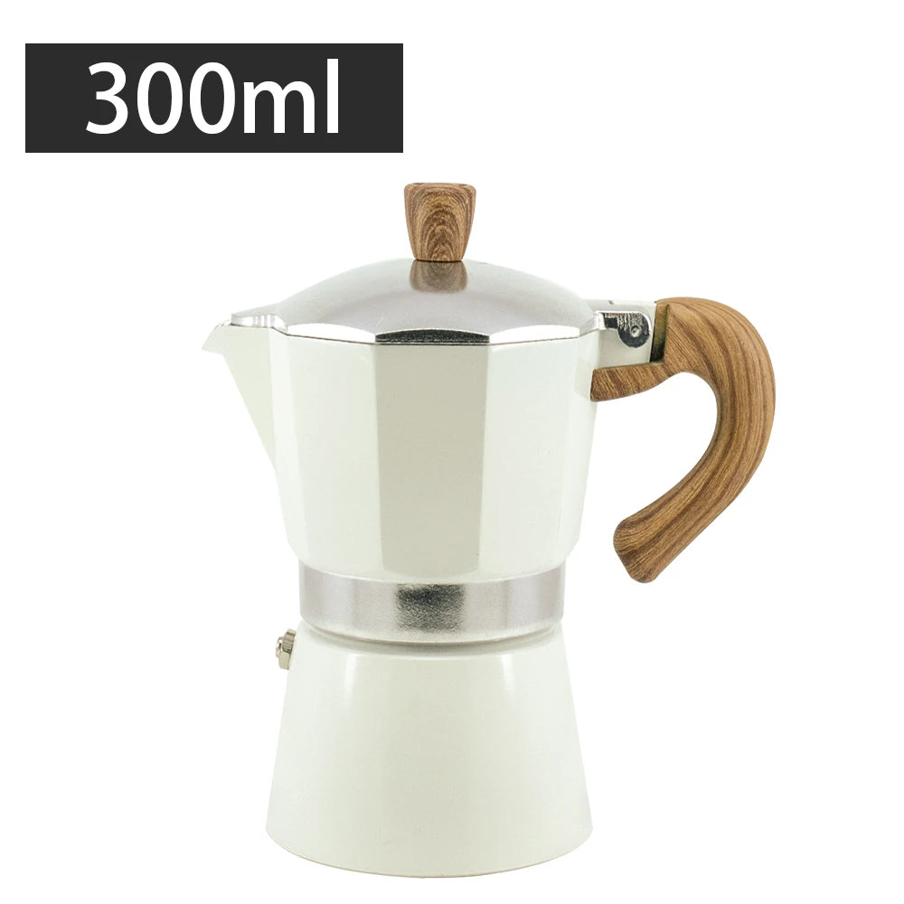 Stovetop moka pot coffee maker