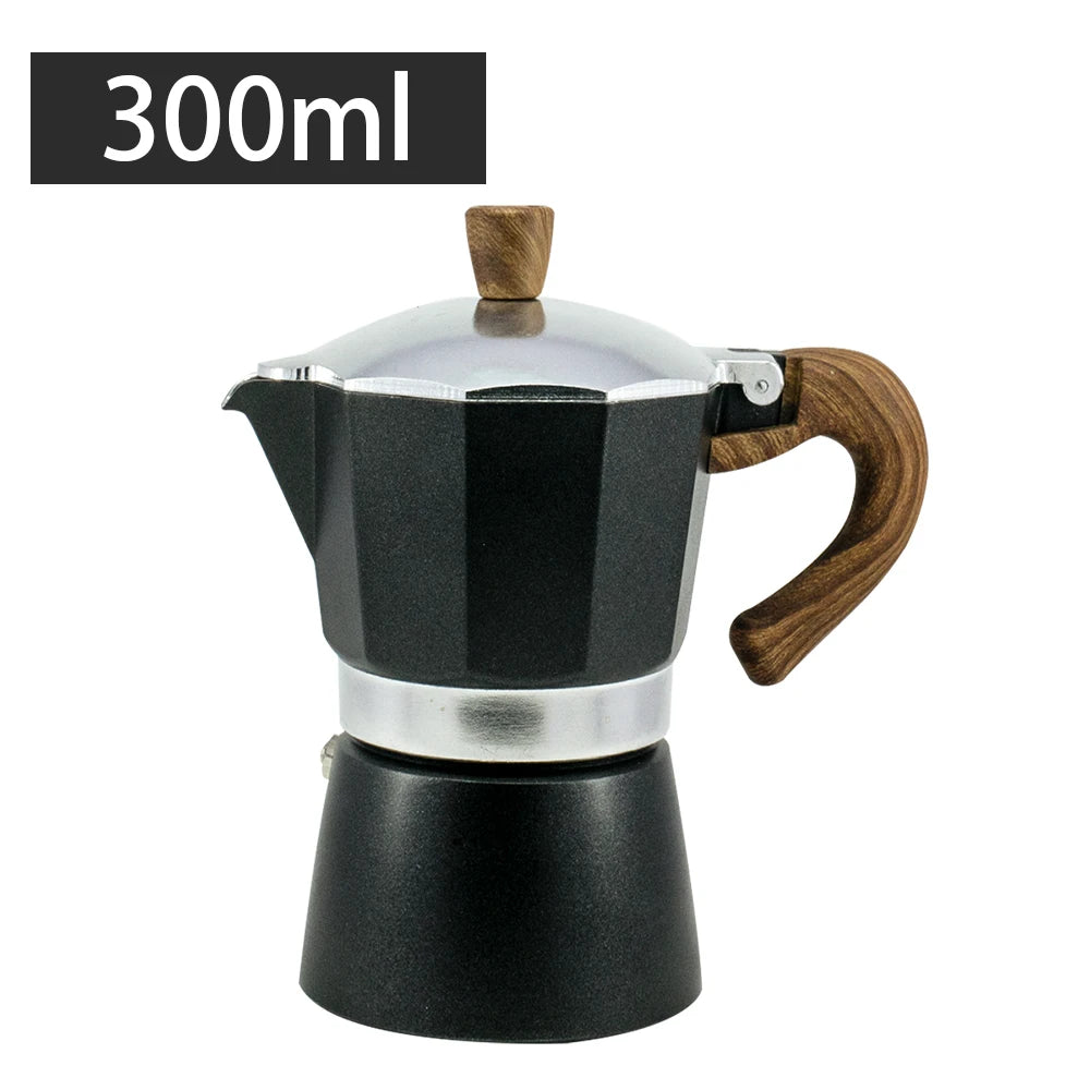 Stovetop moka pot coffee maker