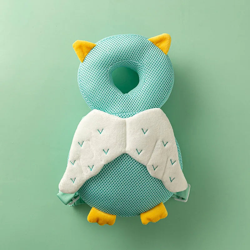 Toddler Head Protector (1-3T) | Anti-Bump Safety Pillow | Padded Backpack Headgear for Babies & Kids | Cartoon Design