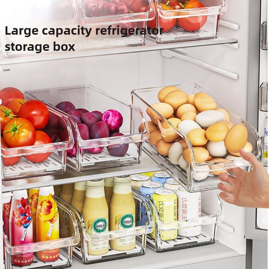 Refrigerator Organizer | Clear Food Storage Container