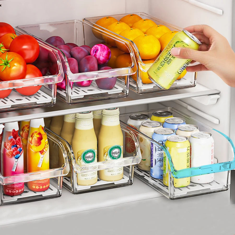 Refrigerator Organizer | Clear Food Storage Container