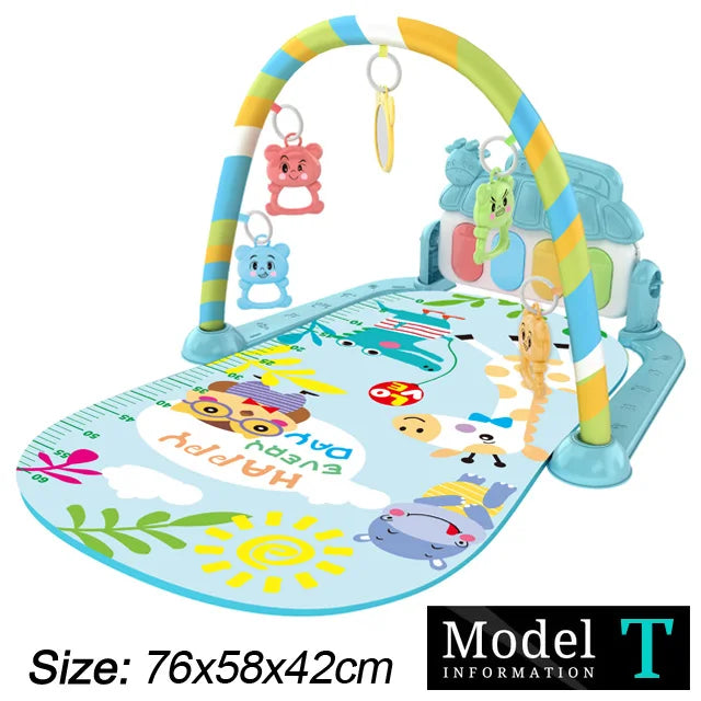 Baby piano play gym activity mat