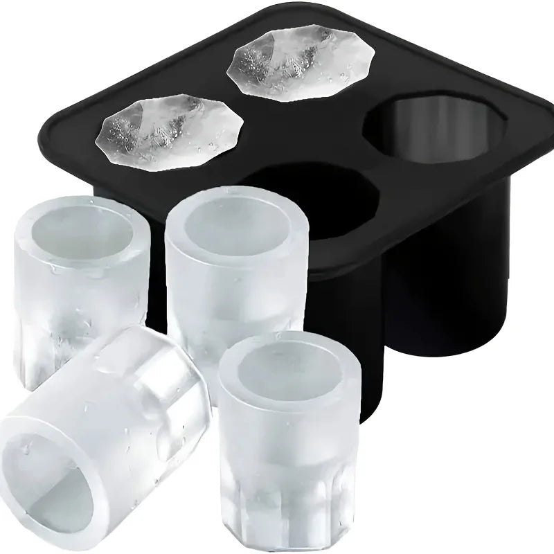 Silicone ice mold flexible ice tray