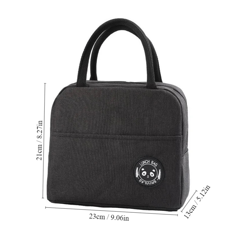 Insulated Bento Lunch Bag with Aluminum Foil Lining