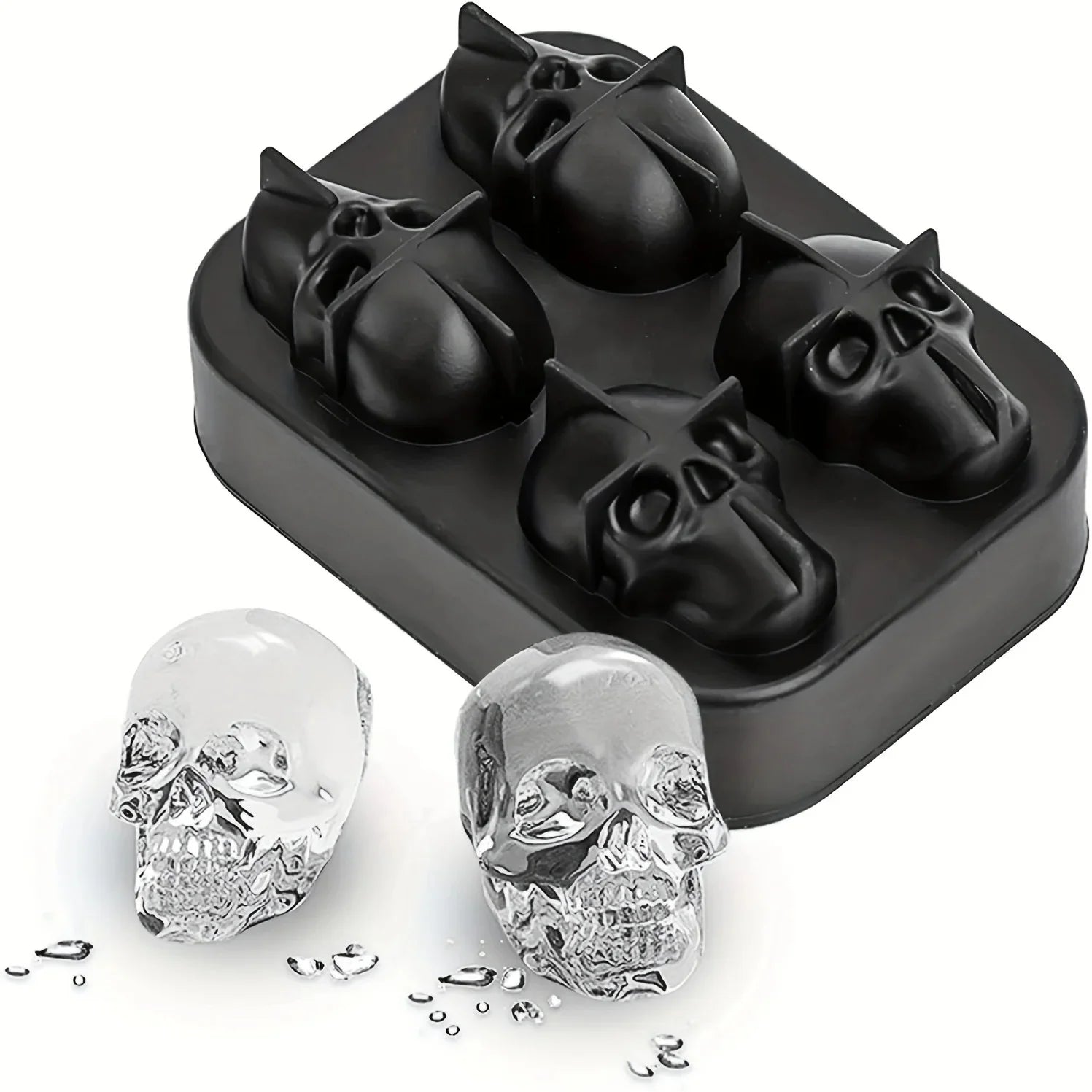 Silicone ice mold flexible ice tray