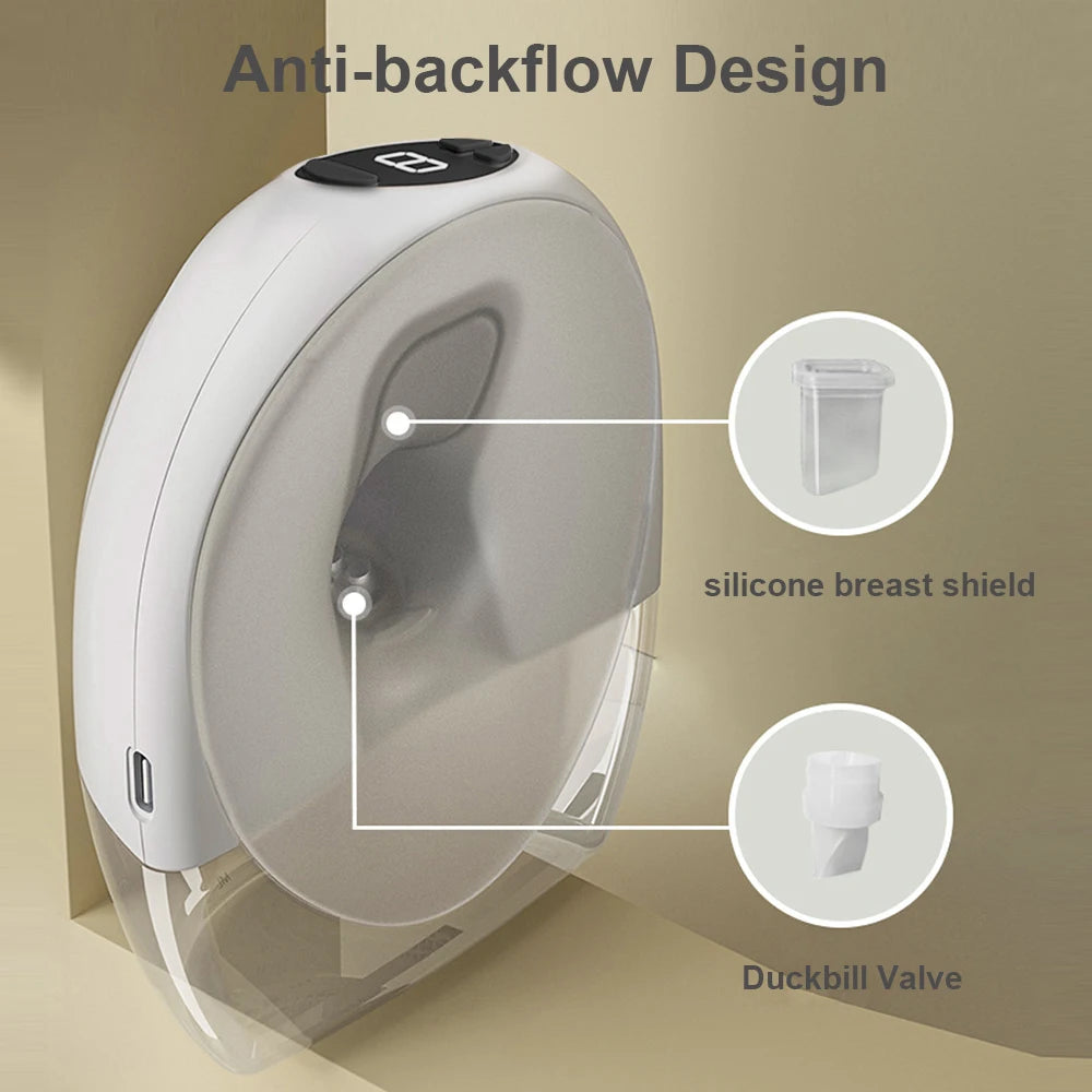 Portable hands free breast pump BPA free