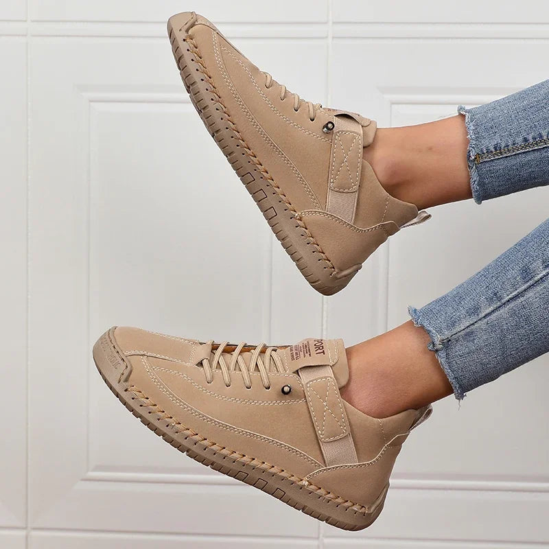 Women's Retro British Style Boots | Mid-Height Non-Slip Ankle Boots | Luxurious Design Work Shoes