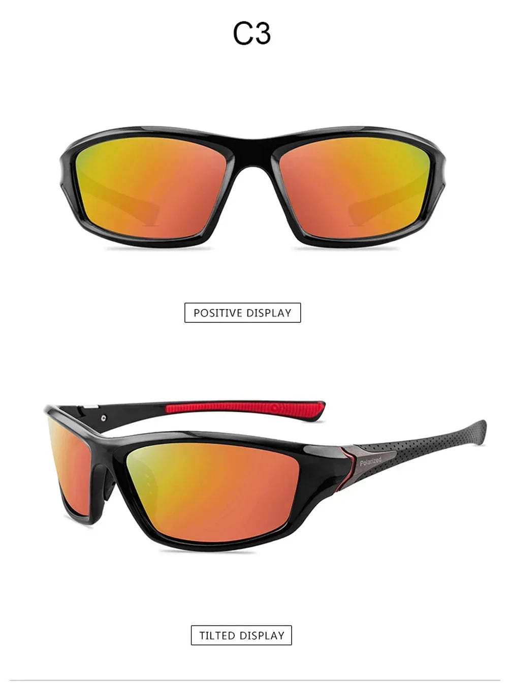 Unisex Polarized Sunglasses with UV400 Protection