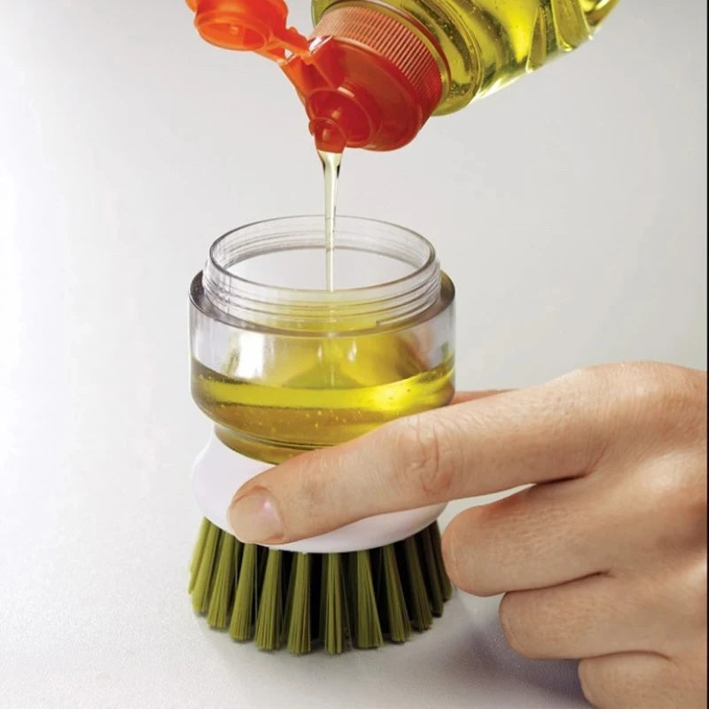 Kitchen Scourer with Soap Dispenser | Multipurpose Brush