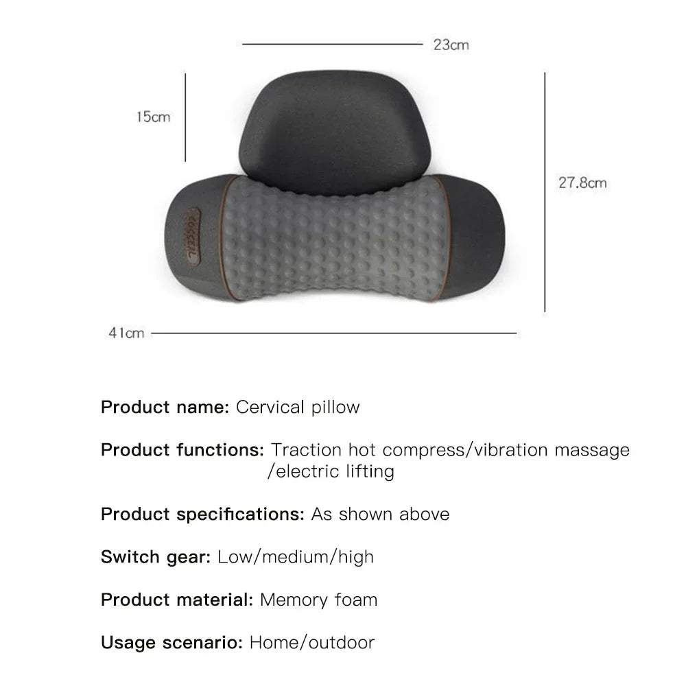 Electric Cervical Pillow with Heat and Massage