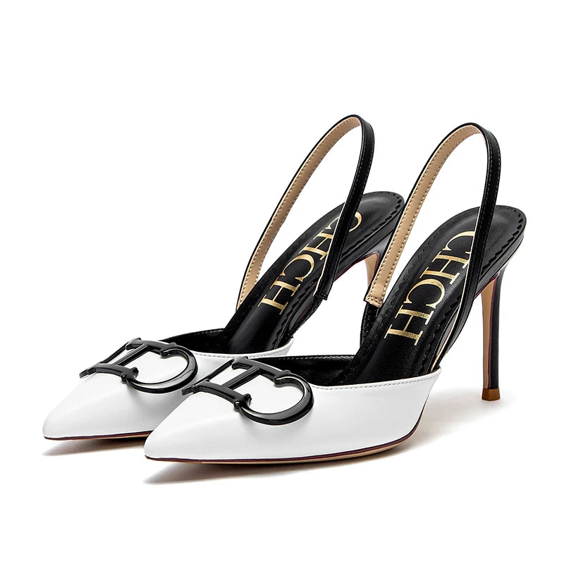 Women's pointed heels | Elegant strappy shoes