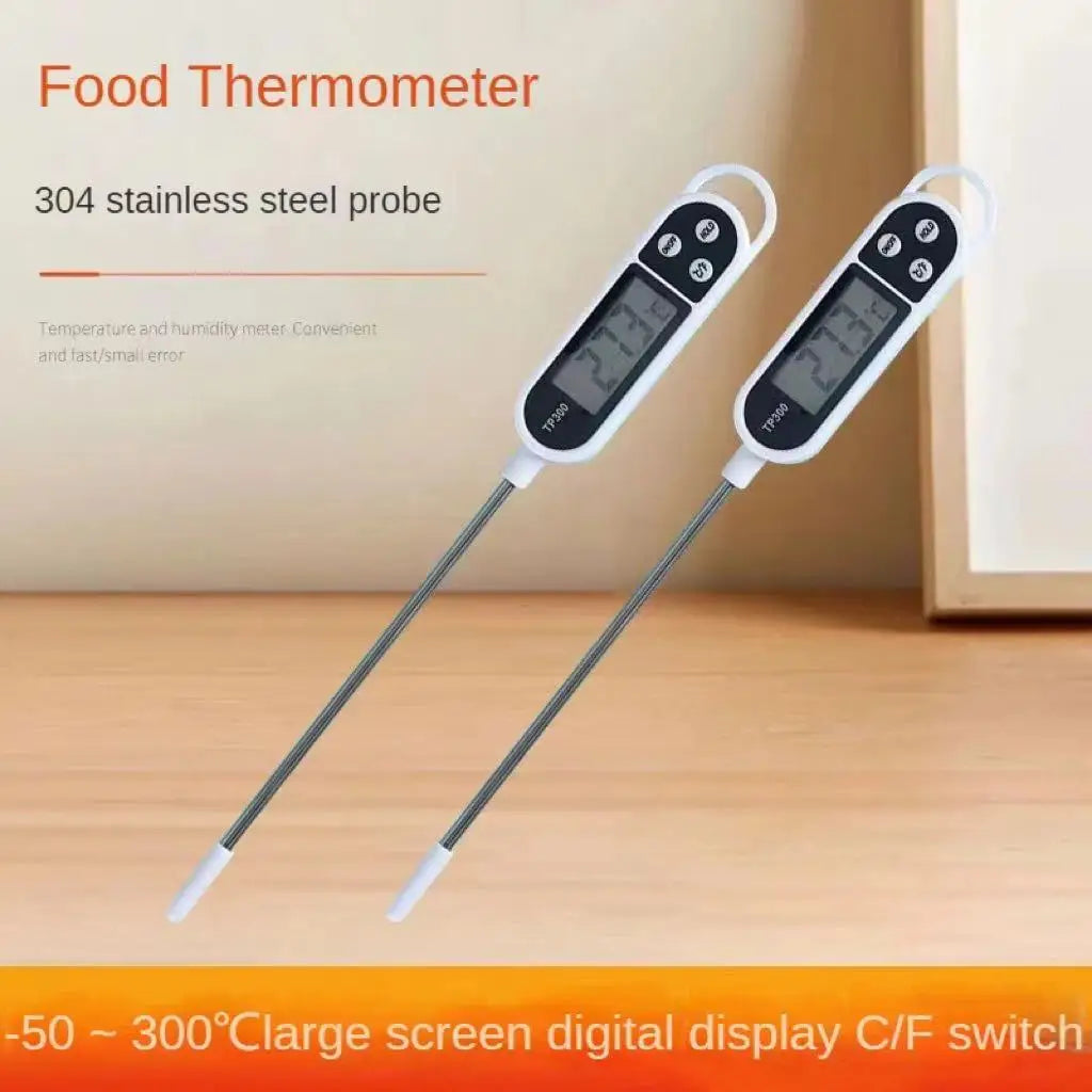 Digital kitchen thermometer with probe
