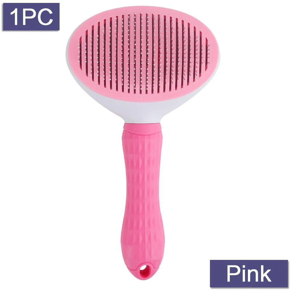 Stonego Self Cleaning Deshedding Slicker Brush for Dogs and Cats