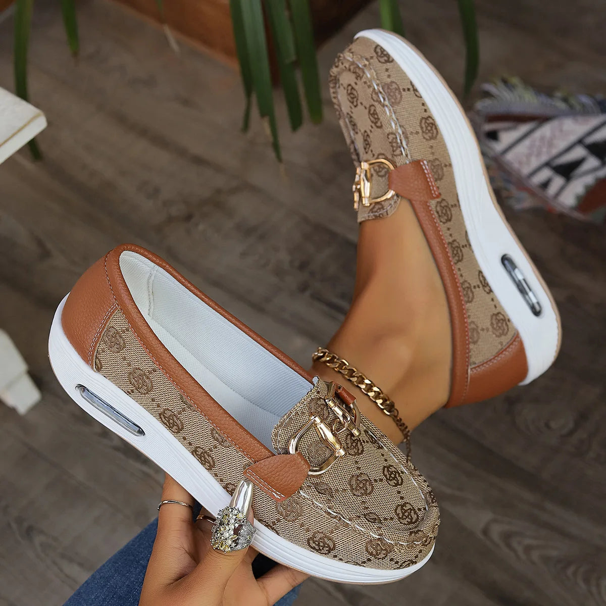 Womens Retro Casual Shoes | Round Toe Autumn Style