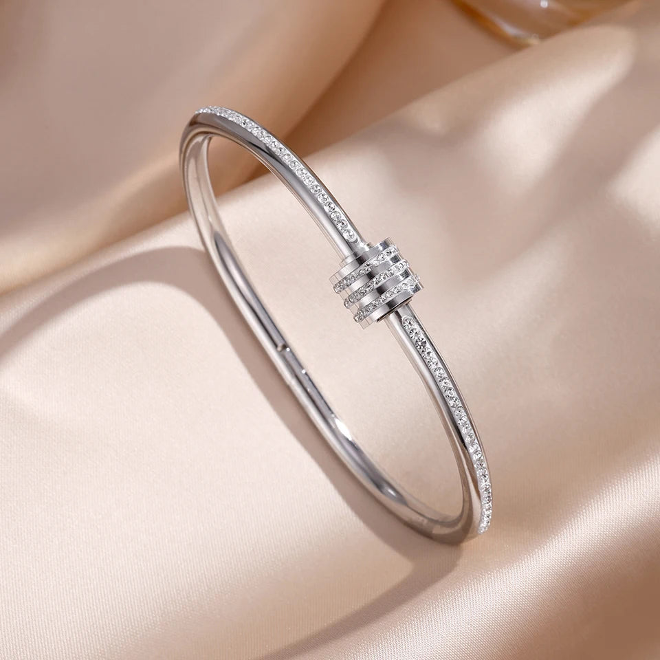 5-in-1 stainless steel jewelry set