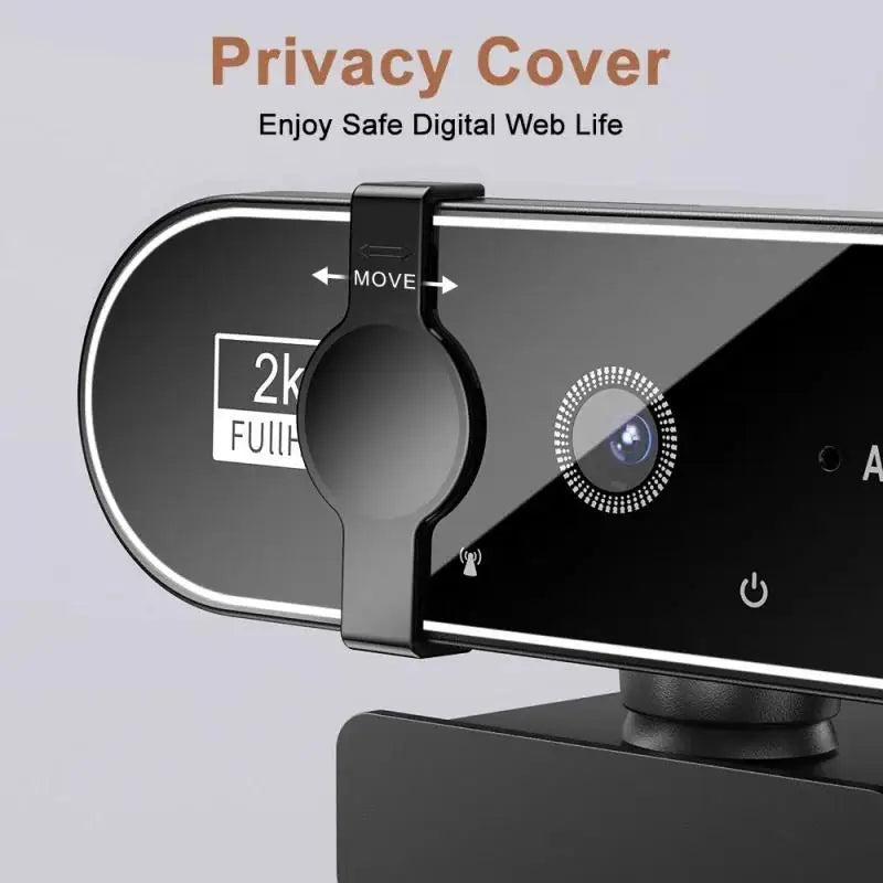 4K Webcam with Autofocus and Microphone