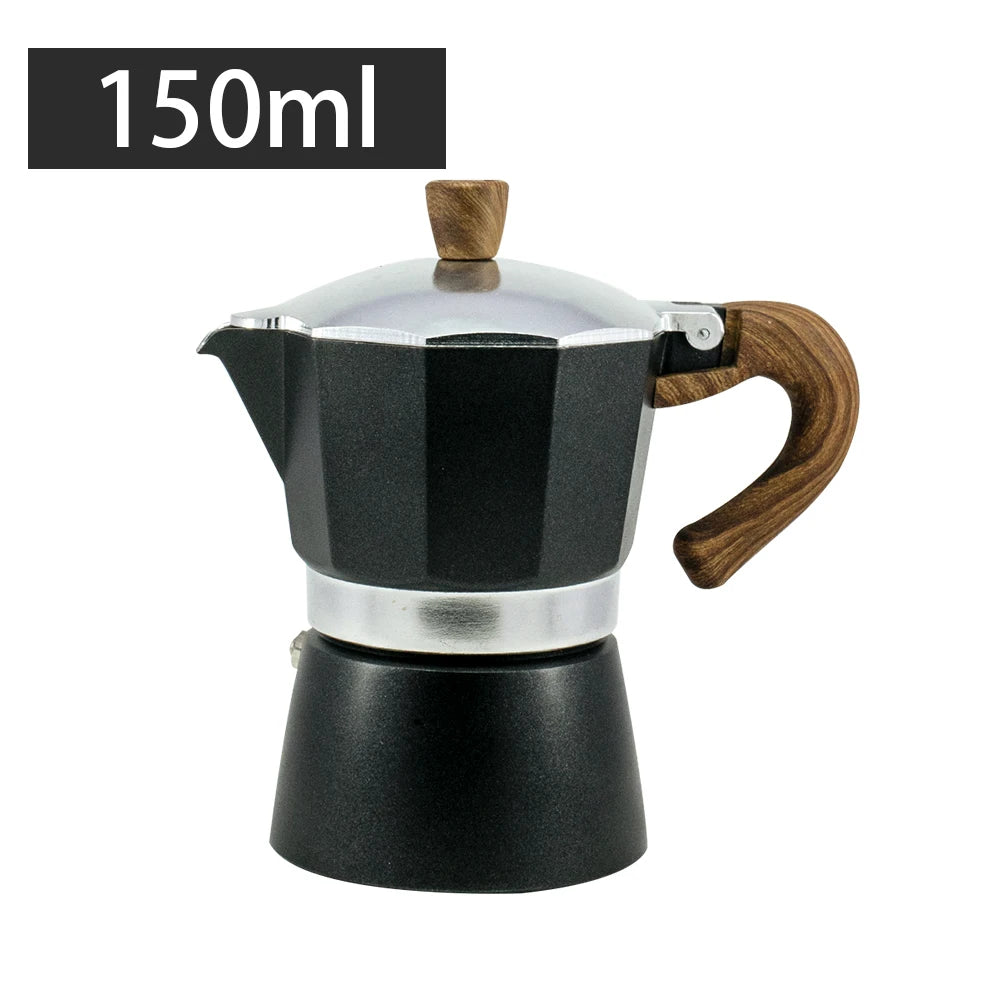 Stovetop moka pot coffee maker
