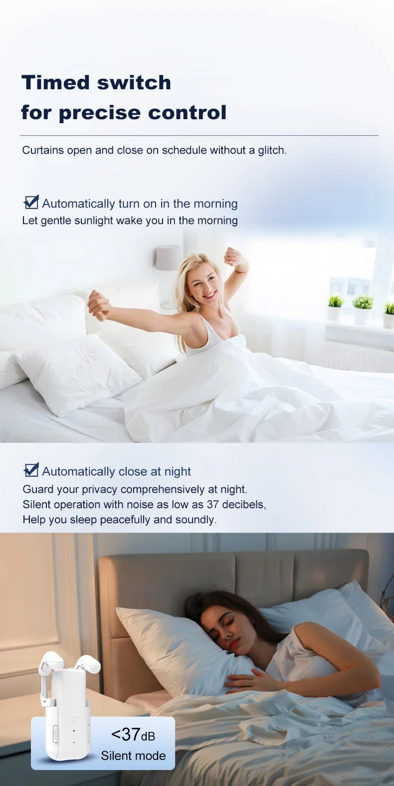 Smart Electric Curtain Motor