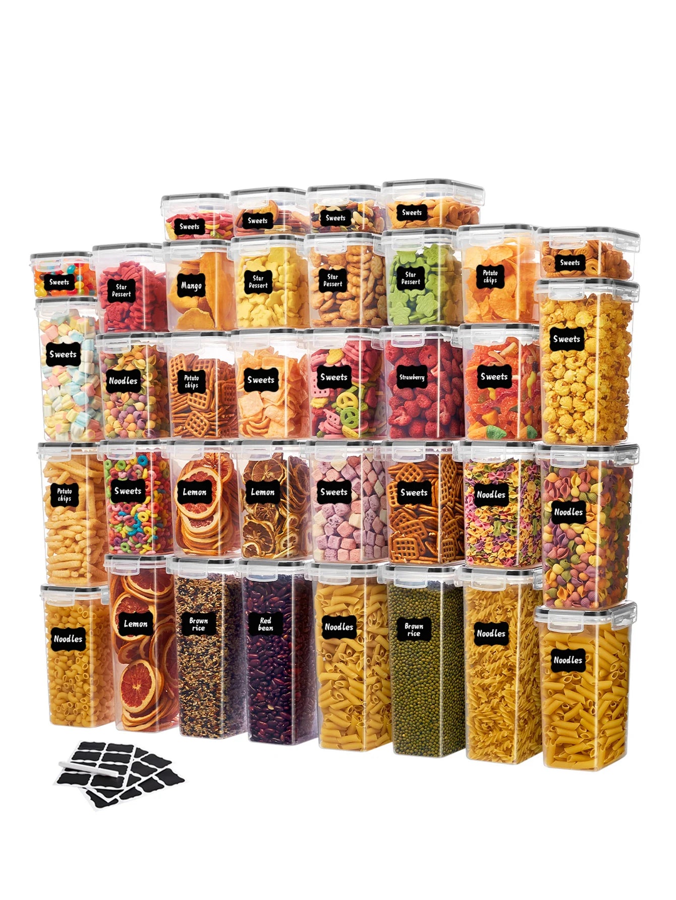 Set of 24 Airtight Containers