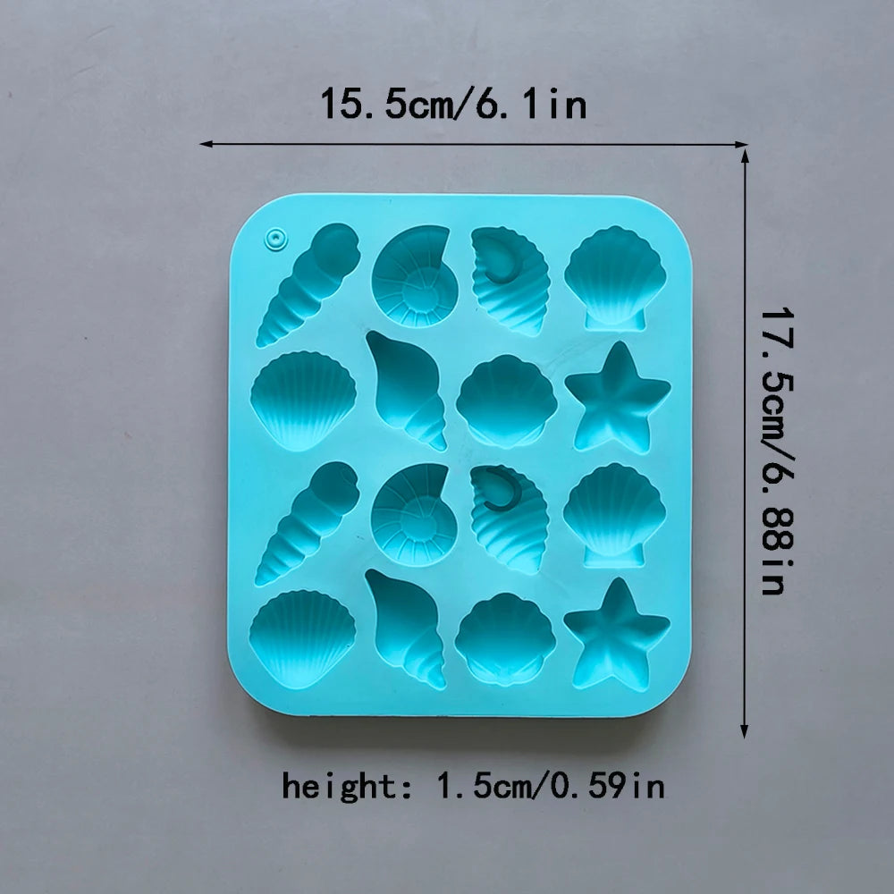 16 cavity silicone mold baking tray