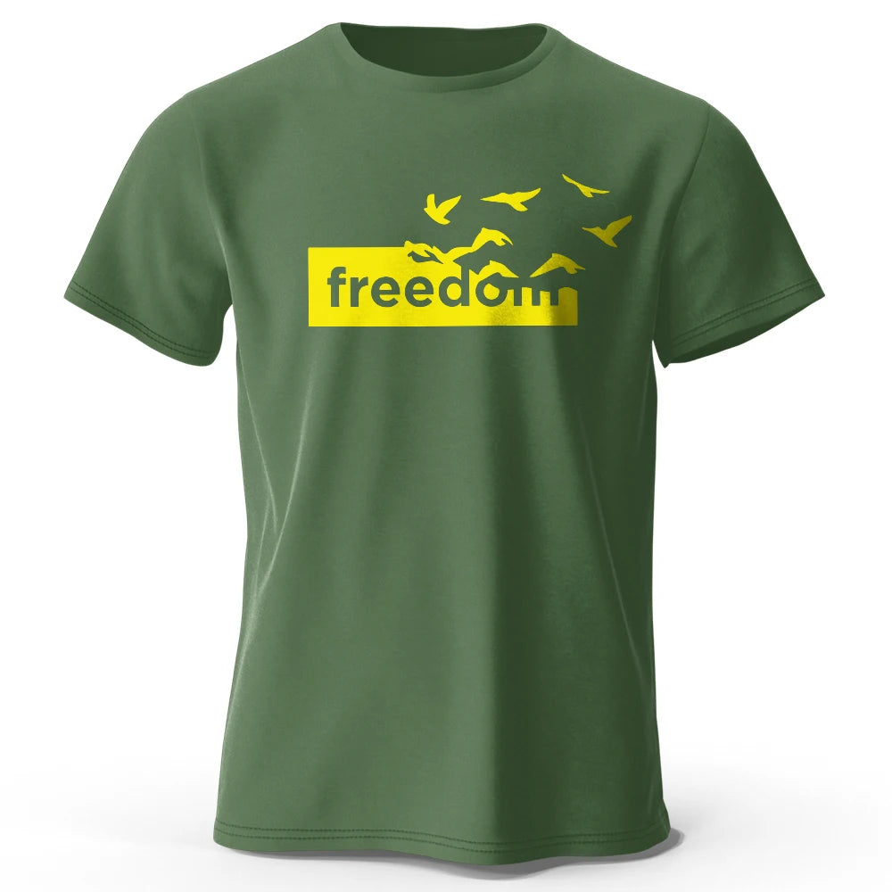 Freedom graphic T-shirt unisex