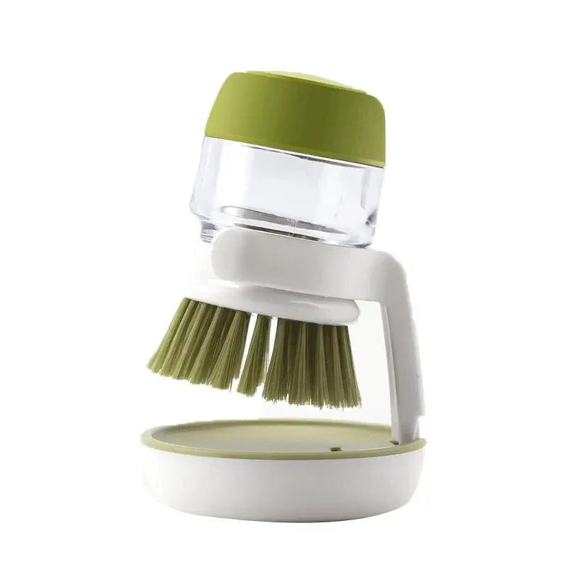 Kitchen Scourer with Soap Dispenser | Multipurpose Brush