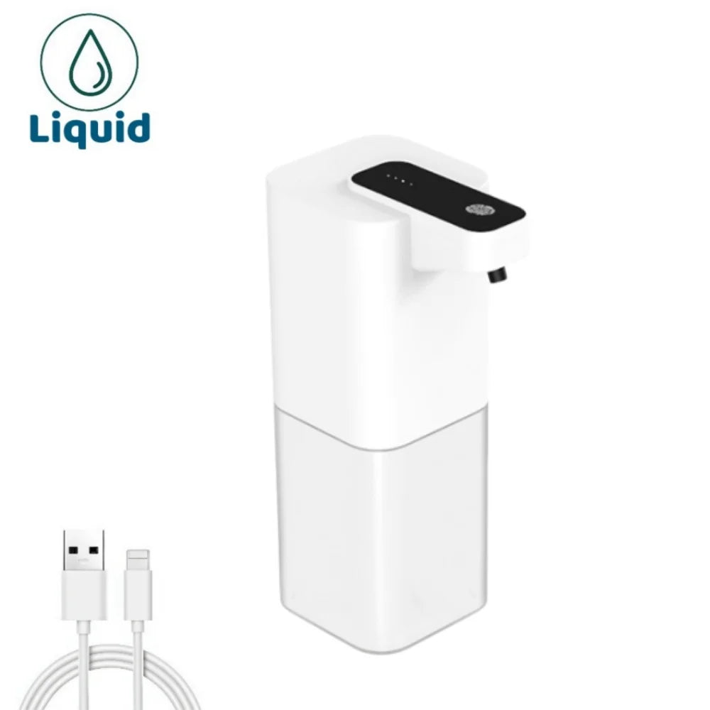 Automatic Soap Dispenser (Liquid/Foam) | Touchless Electric with Infrared Sensor | USB Rechargeable for Bathroom & Kitchen