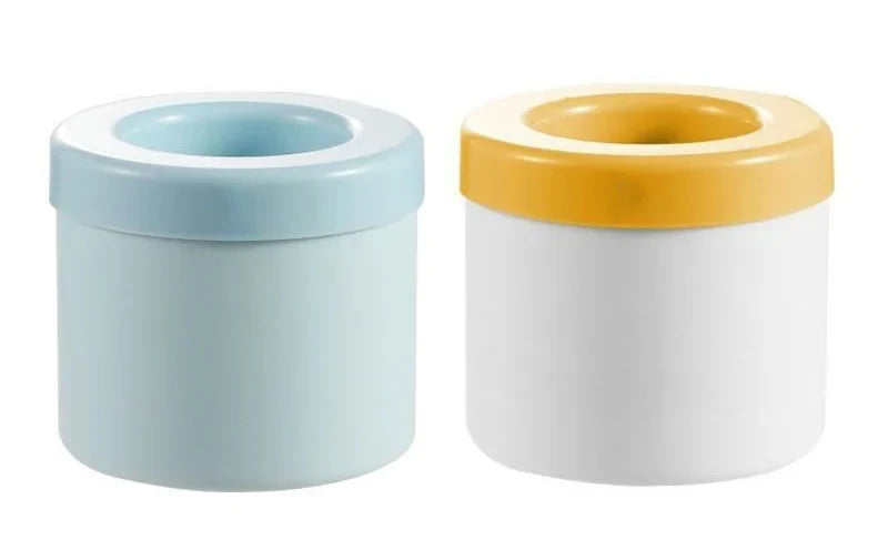 Silicone ice cube molds round tray