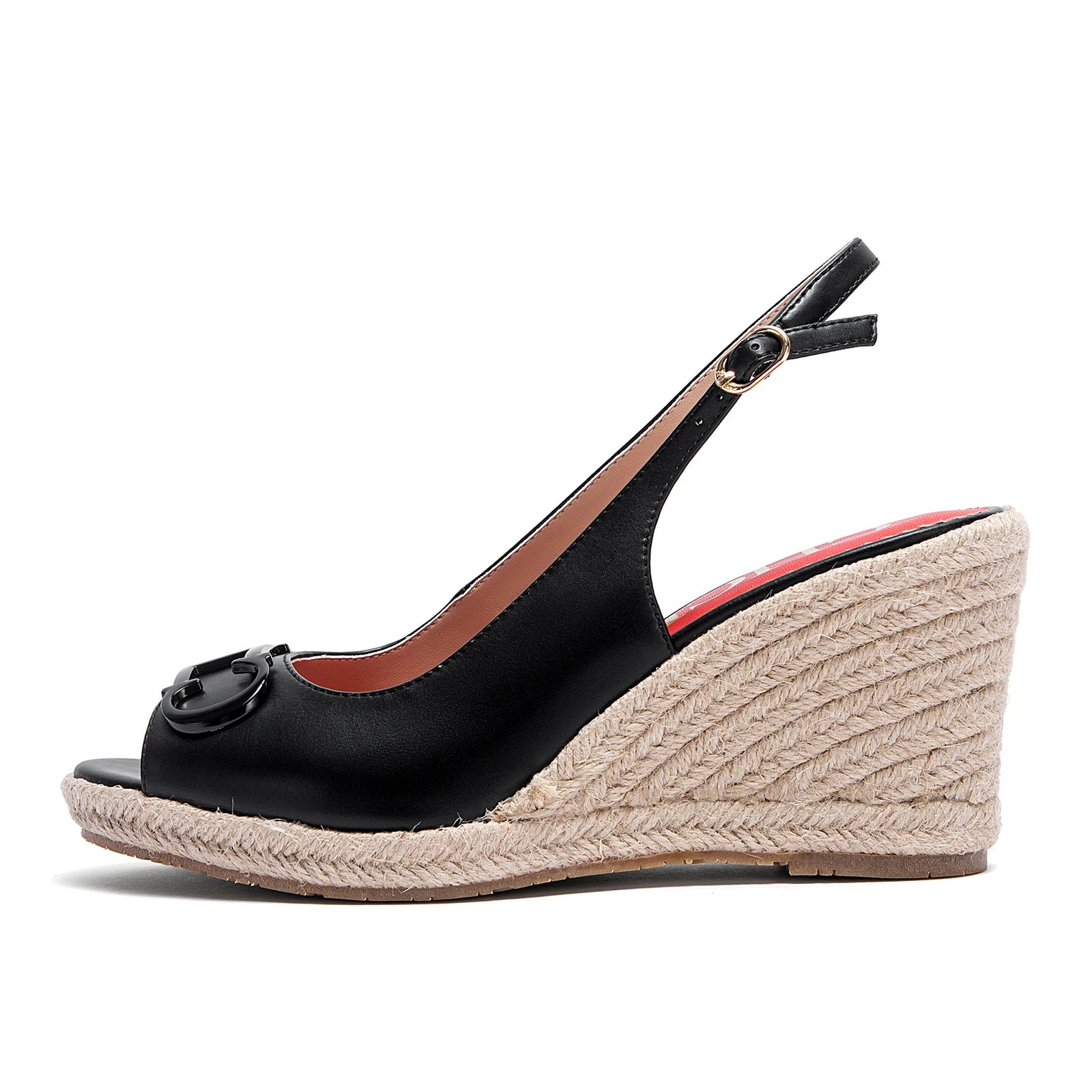 Women's wedge sandals | Open-toe platform summer shoes