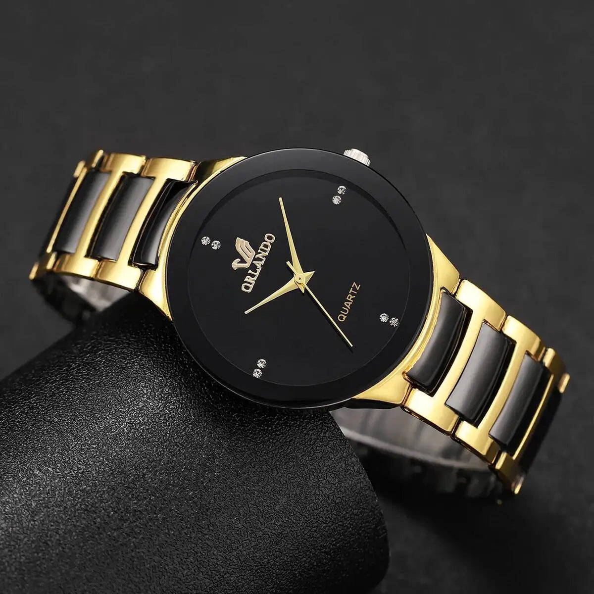 Couple watch set stainless steel bracelets