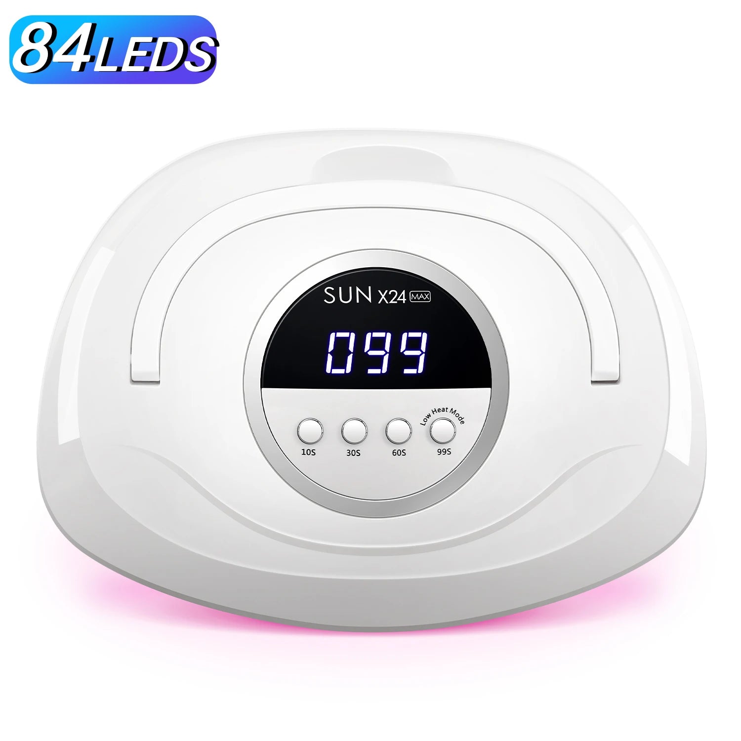 UV LED Nail Lamp 380W, Compatible with All Gel Polishes for Home & Salon Use