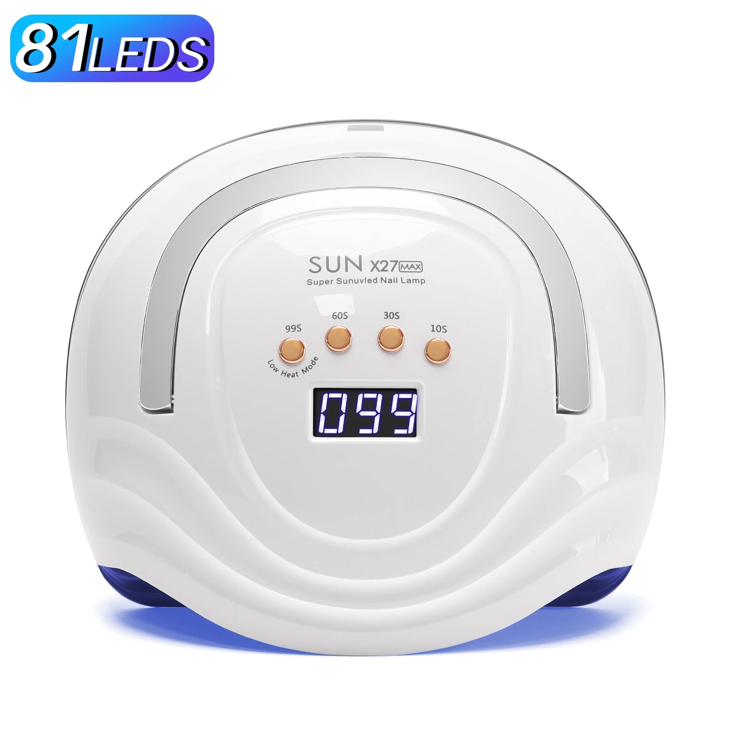 UV LED Nail Lamp 380W, Compatible with All Gel Polishes for Home & Salon Use