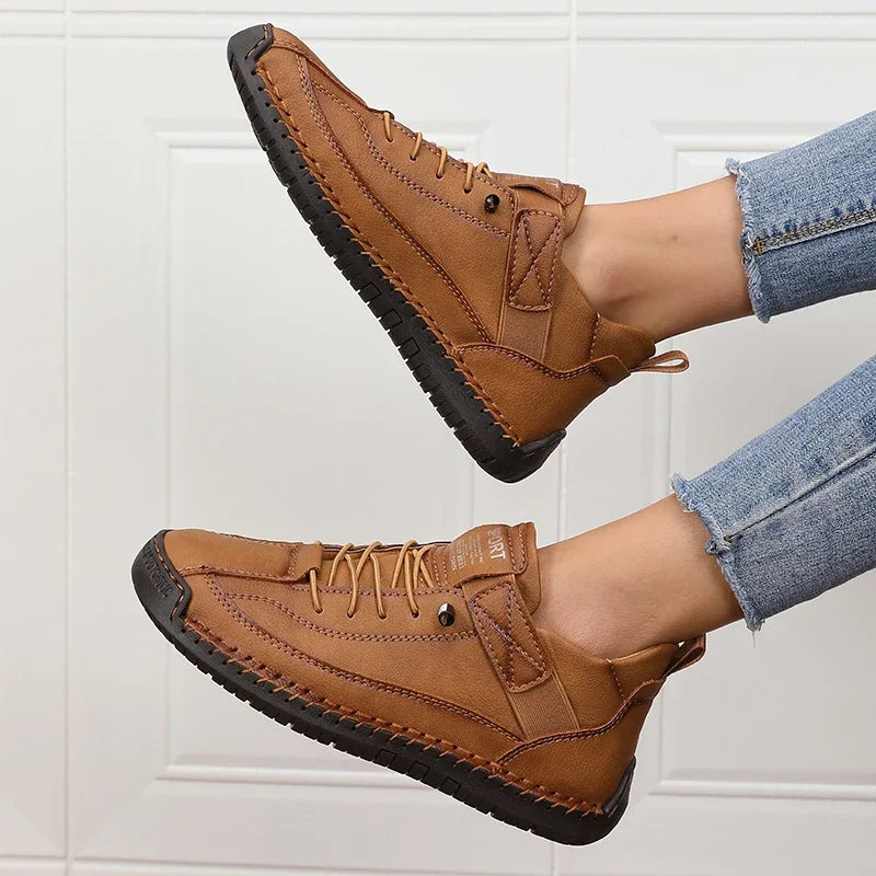 Women's Retro British Style Boots | Mid-Height Non-Slip Ankle Boots | Luxurious Design Work Shoes
