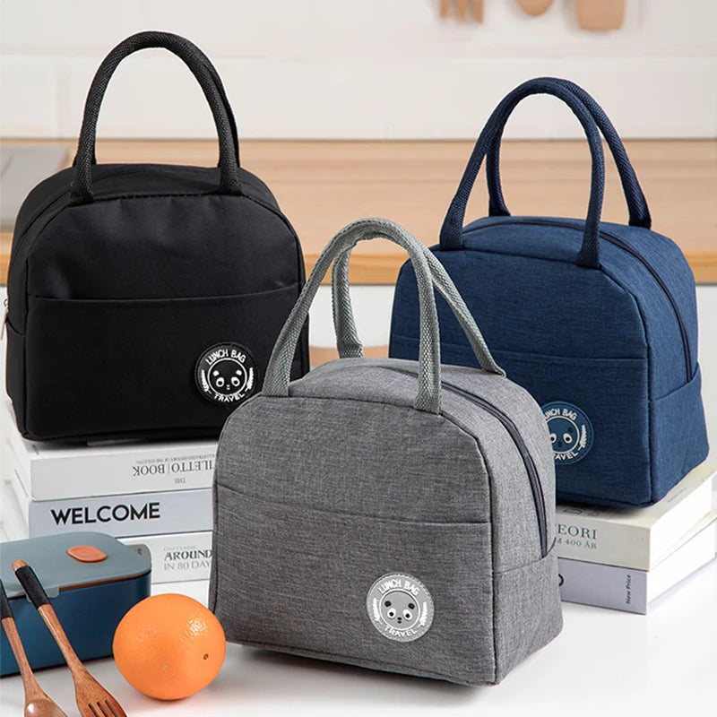 Insulated Bento Lunch Bag with Aluminum Foil Lining