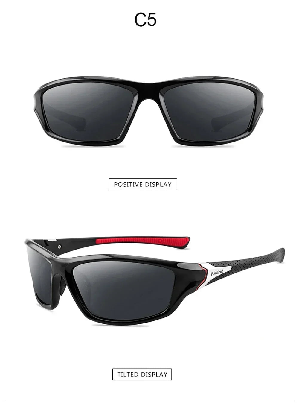 Unisex Polarized Sunglasses with UV400 Protection