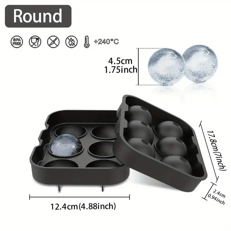 Silicone ice mold flexible ice tray