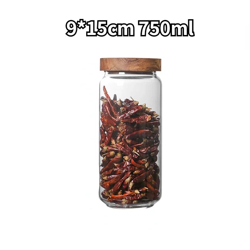 Glass Jar with Airtight Lid