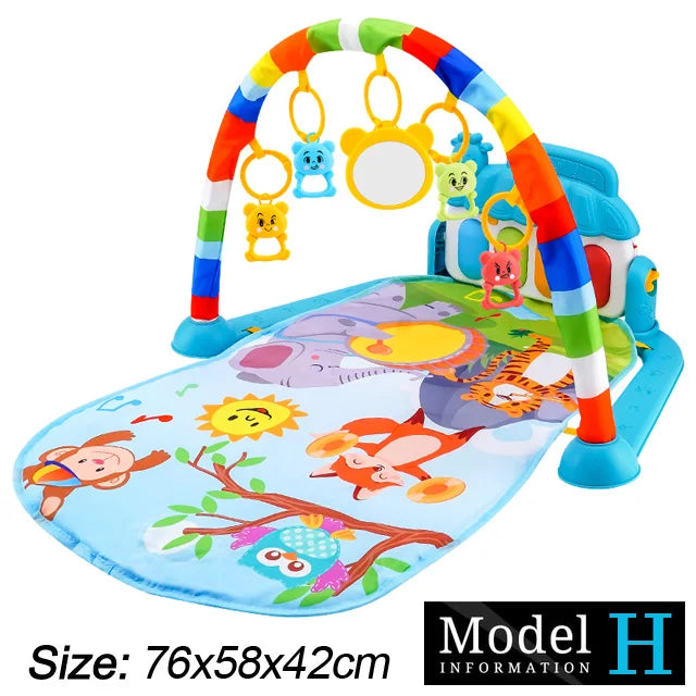 Baby piano play gym activity mat