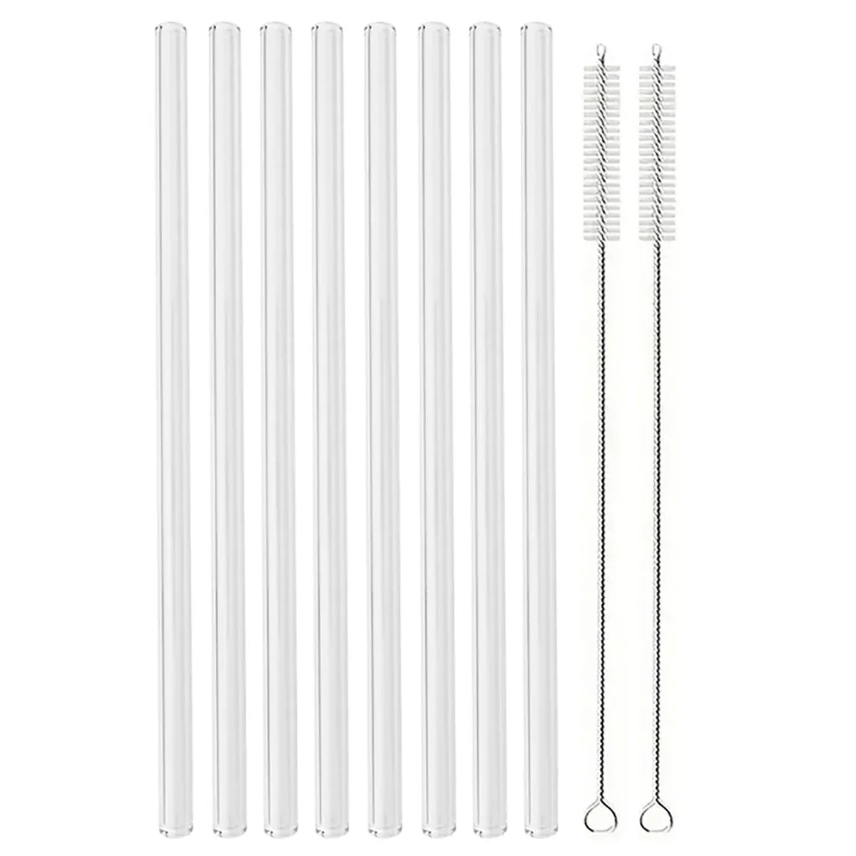 Look for it here 8pcs straight AC-Set of Curved Borosilicate Glass Straws with Cleaning Brush