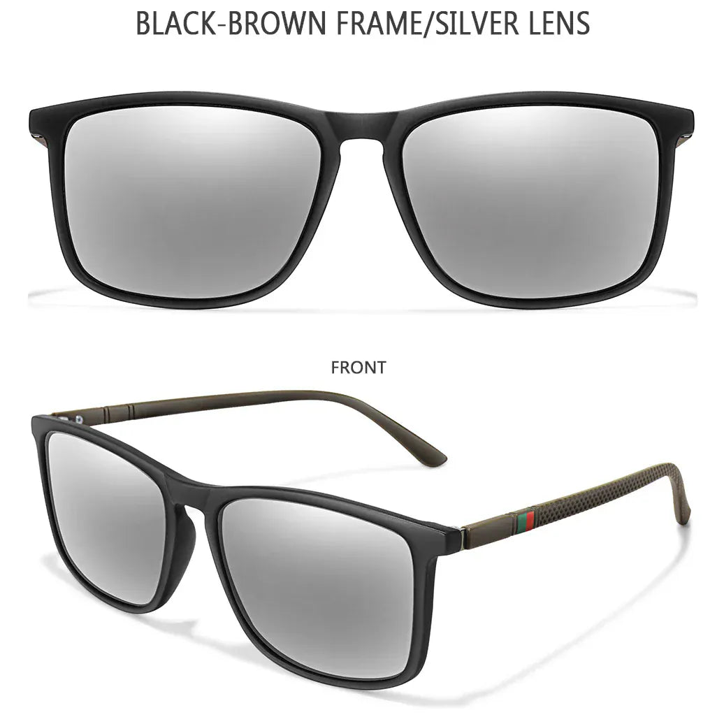 Look for it here E5 A-Unisex Polarized Sunglasses - Vintage Square Frame with UV400 Protection