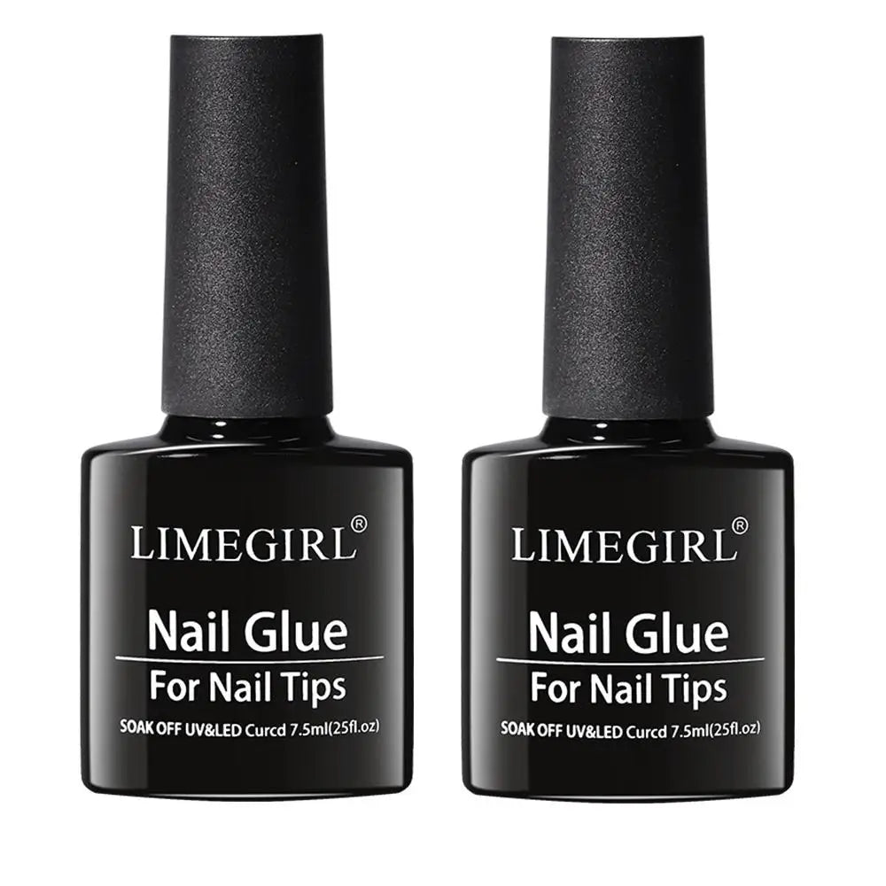 Look for it here Nail Tips Glue x2 MN-Limegirl 7.5ml UV Nail Tips Glue Gel, Strong Adhesion for False Nails
