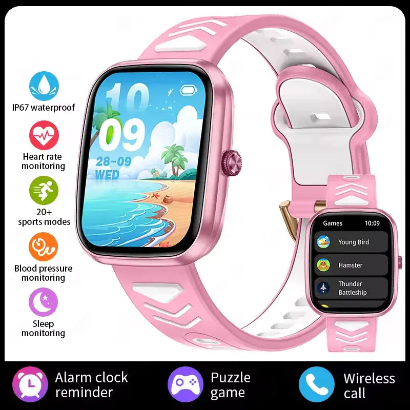 Look for it here pink E-Smartwatch for Kids with Touchscreen