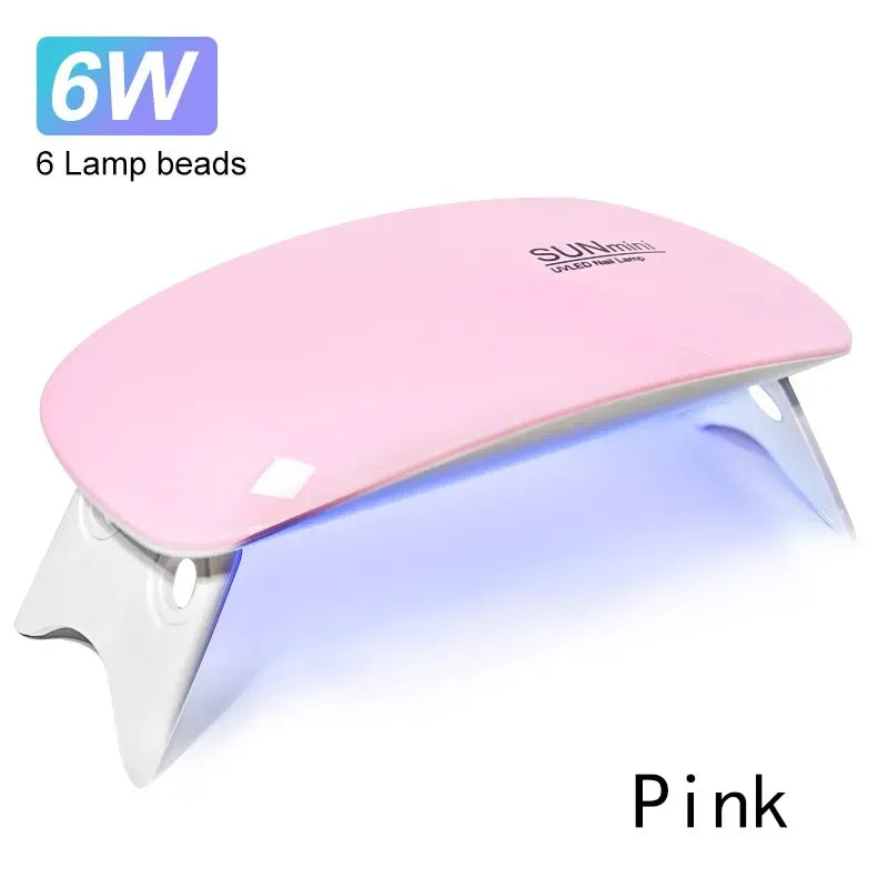 Look for it here Pink MN-6W 6 LED Mini UV Nail Lamp, Portable with USB Cable for Home Manicure