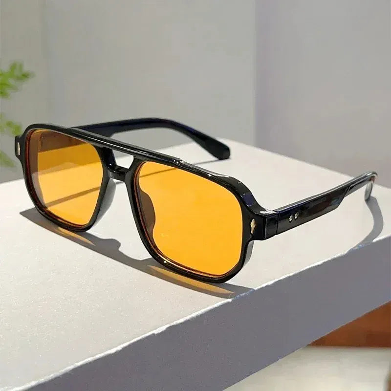 Look for it here Yellow A-Vintage Sunglasses For Men Fashion Sunglasses Oculos Glasses