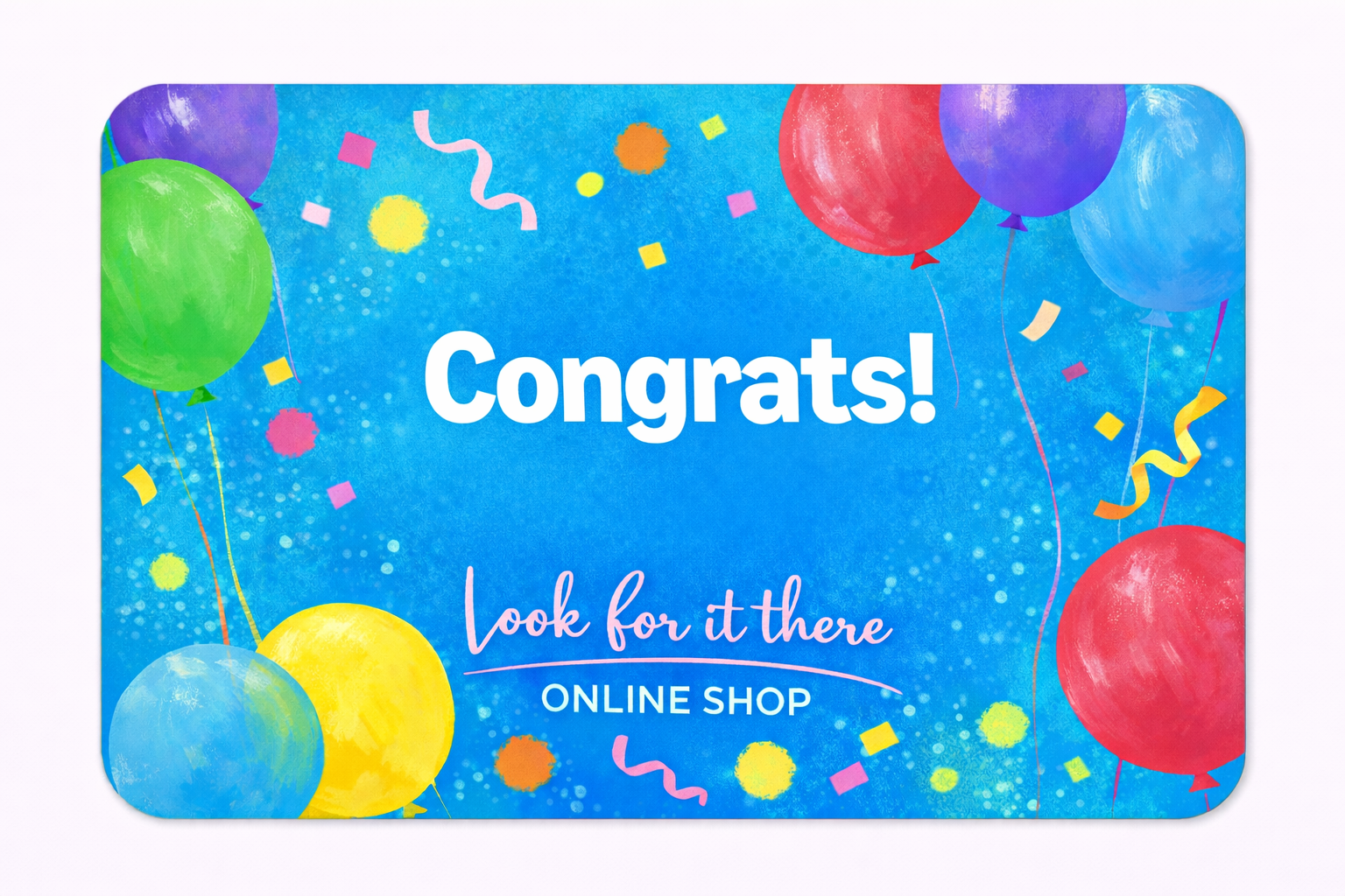 Look for it Here eGift Card | Look for it Here Design, Digital Delivery